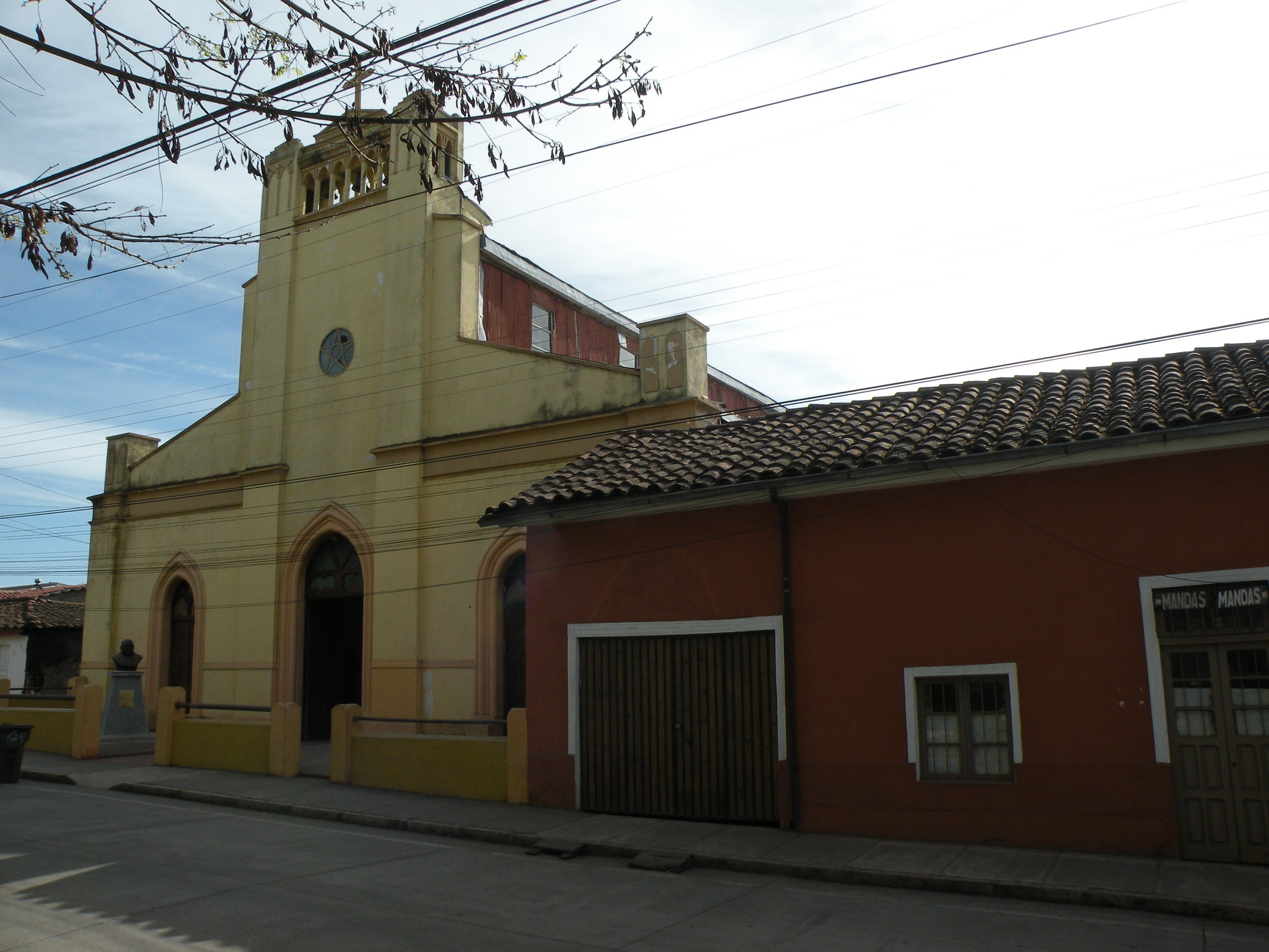 Plaza de Armas de Cauquenes en 1945